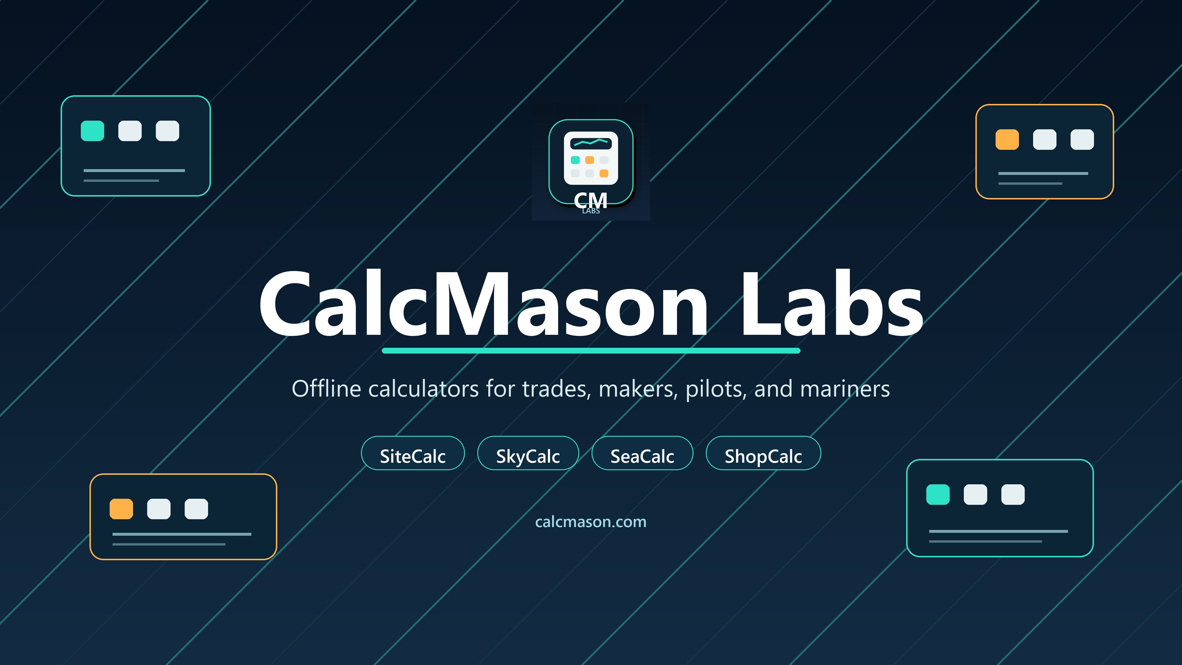CalcMason Labs header